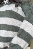 Big Softie Block Stripe Cobain Knit Khaki